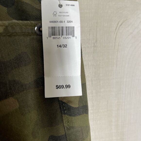 Gap new with tags camouflage mid rise ankle legging, size 14 - Picture 6 of 16
